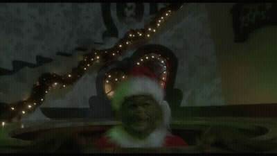 Grinch Says Everything Must Go In Dark Room GIF