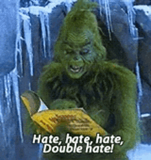 Grinch Smile Double Hate GIF