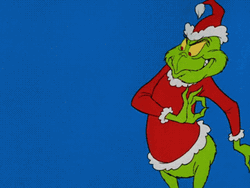 Grinch Smile Eavesdropping Christmas GIF