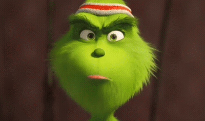Grinch Wearing Striped Headband Saying Showtime GIF
