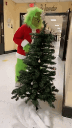 Grinch With No Heart For Xmas GIF