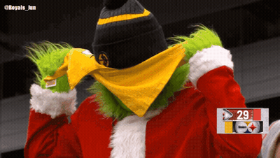 Grinch With Number 29 GIF