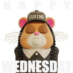 Grind Funny Hamster Sticker GIF
