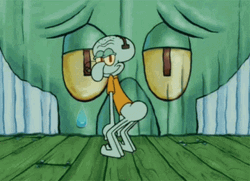 Grinning Squidward Funny Twerk GIF