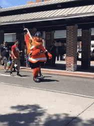 Gritty Parade With Team GIF