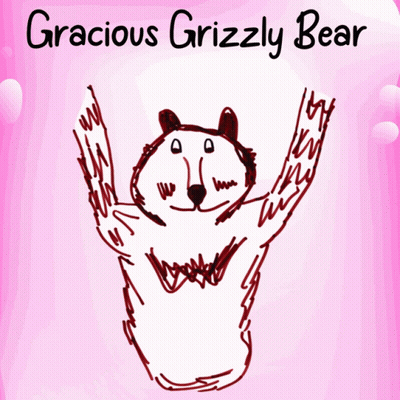 Grizzly Bear Saying Gracious Grizzly Bear GIF