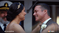 Groom And Bride Kissing GIF