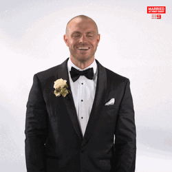 Groom Laughing Gracefully Funny Marriage GIF