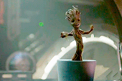 Groot Dancing Raising Hands GIF