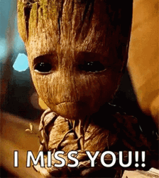 Groot I Miss You GIF