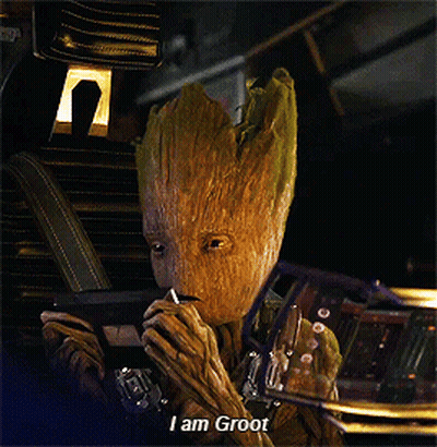 Groot Saying I Am Groot GIF