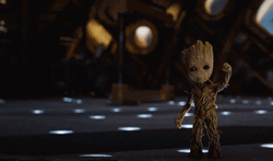 Groot Waving Hi GIF