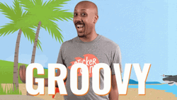 Groovy Guy Doing Arm Wave GIF
