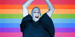 Groovy Lord Voldemort Dancing GIF