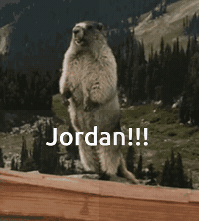 Ground Squirrel Standing With Jordan GIF