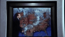 Groundhog Day Bill Murray Blowing Clouds GIF
