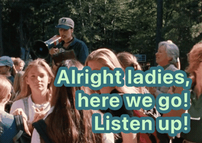 Group Alright Ladies Here We Go Listen Up GIF