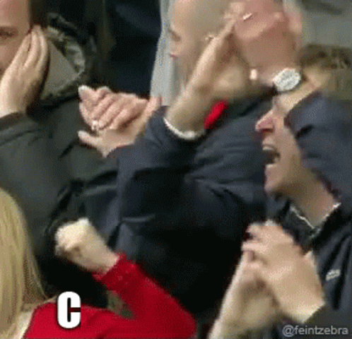 Group Applauding With Letter C GIF
