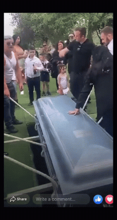 Group Around Coffin Write A Comment GIF