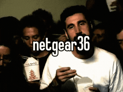 Group Around Man Holding Chinese Food With Netgear36 GIF