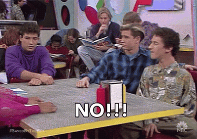 Group At Table One Saying No GIF