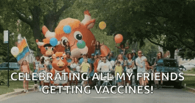 Group Celebrating Vaccines GIF