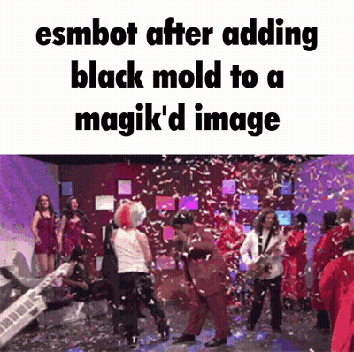 Group Dancing Confetti Esmbot After Adding Bl GIF