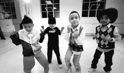 Group Dancing Happy Kids GIF