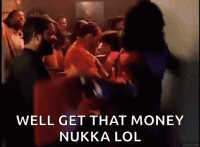 Group Dancing In Club Well Get That Money Nukka LOL GIF