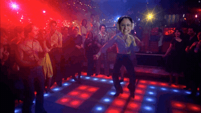 Group Dancing In Club With Man In Headphones GIF