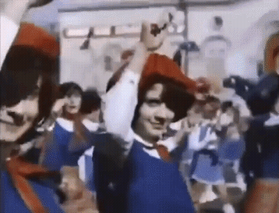 Group Dancing In Cowboy Hats GIF