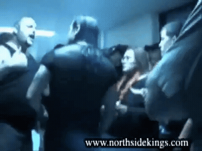 Group Dancing In Dark Room Northsidekings.com GIF
