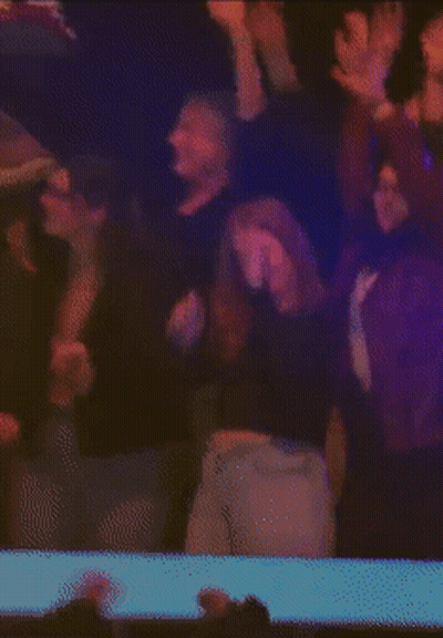Group Dancing In Dark Room GIF