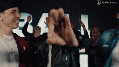 Group Dancing In Front Of Brain Sign GIF