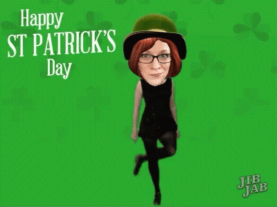 Group Dancing In Parking Lot With Irish Sign GIF