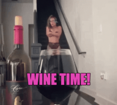 Group Dancing Near Sign Saying A GIF