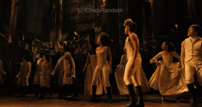 Group Dancing On Stage @ 1Chica Random GIF