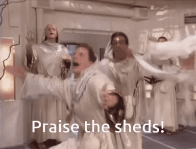 Group Dancing Praise The Sheds GIF