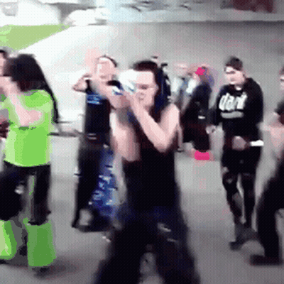 Group Dancing With Dant Sweatshirt GIF