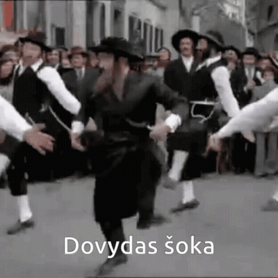 Group Dancing With Dovydas Soka GIF