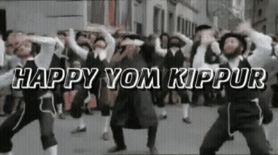 Group Dancing With Happy Yom Kippur GIF
