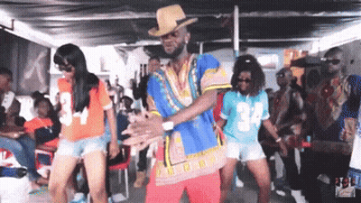 Group Dancing With Number 34 Shirt GIF