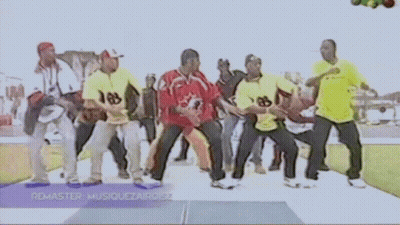 Group Dancing With Remaster Musiquezairoise Sign GIF