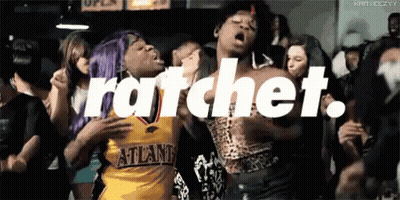 Group Dancing With Word Ratchet GIF