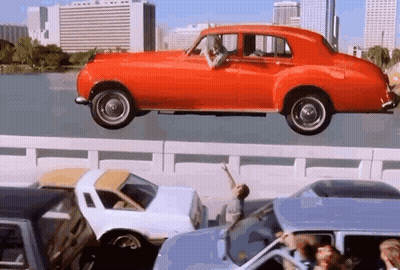 Group Flying In Green Airplane GIF