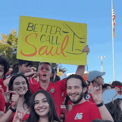 Group Holding Better Call Saul Sign GIF