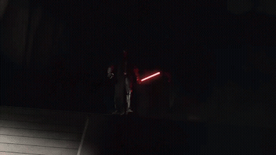 Group Holding Lightsabers Hello There GIF