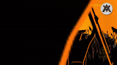 Group Holding Spears In Front Of Army Sign GIF