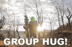 Group Hug Best Fails  GIF