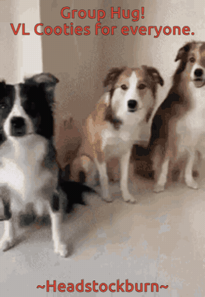 Group Hug Dogs Cooties For Everyone GIF